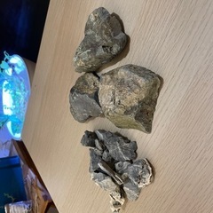 アクアリウム　メダカ、熱帯魚の石