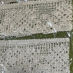①10枚セット 生成色 シェルフ レース 長さ約100㎝  (6600円分)の画像