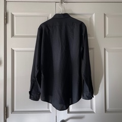 ヴィンテージ US ARMY NAVY シャツ Lサイズ（黒）の画像