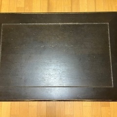ナショナル 家具調 こたつ 木製 黒の画像