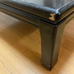 ナショナル 家具調 こたつ 木製 黒の画像