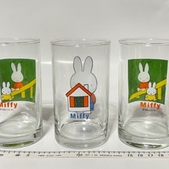 🌈新品🌈未使用🌈ミッフィーのグラス3個セット