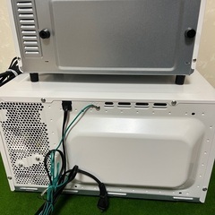 030  電子レンジ&オーブントースターセット　SHARP 山善　ホワイトの画像