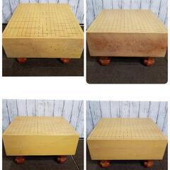 碁盤 碁石(本蛤) セット 42cm×45.2cm×14.6cm(厚み)高さ27㎝ 脚付き へそ付き の画像