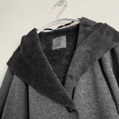 取引中　DIRZ フード付き　ロングコート アウターの画像