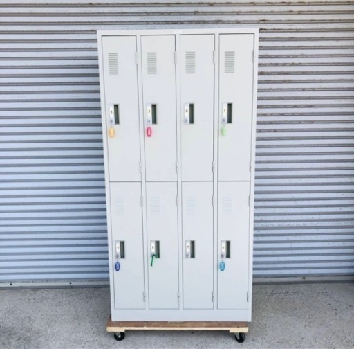 NAIKI 8人用ロッカー ロッカー 個人ロッカー 鍵付 収納 オフィス家具