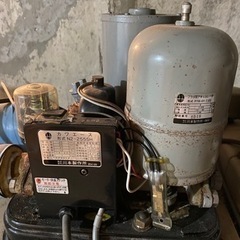 売却済み　カワエース250 ポンプと大型タンクの画像