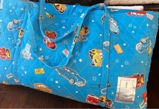 お昼寝用布団　カーズ　保育園　幼稚園