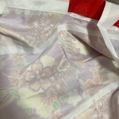 七五三 9点フルセット 3歳女の子 パープル花柄の画像