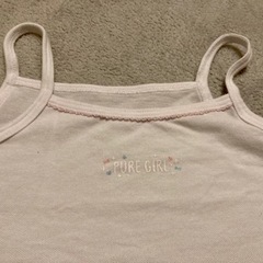 子供用品　タンクトップ　キャミソール　130 2枚セットの画像