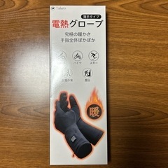 電熱グローブ　新品未開封　バイク　自転車　スノーボード等に