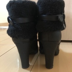 冬よう　裏起毛　ハイヒール　レディース 靴の画像