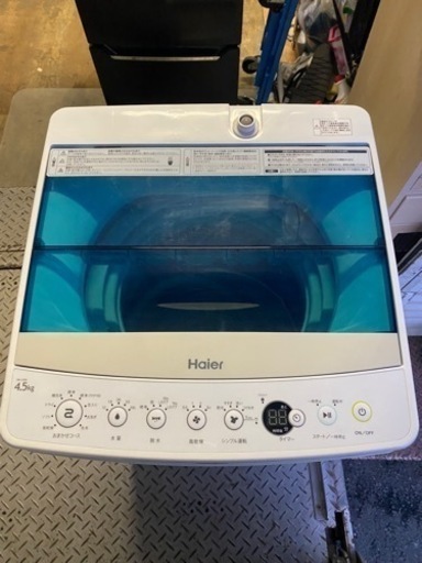福岡市内配送設置無料　ハイアール Haier JW-C45A W [全自動洗濯機 4.5kg ホワイト]