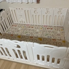 ベビーサークル　折りたたみ　ベビーアイランドDXの画像