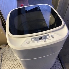 福岡市内配送設置無料　2021年　[山善] 全自動洗濯機 3.8kg YWMB-38(W) ホワイト ノンインバーター 一人暮らし 幅47cm 節水 小型