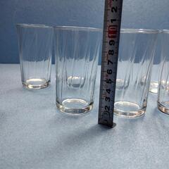 透明グラス10個の画像