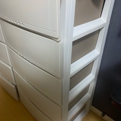 衣装ケース　ベージ×3個の画像
