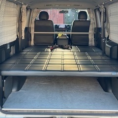 ハイエースバン　ディーゼル 4WD ベッドキット クルーズコントロール 車検付の画像