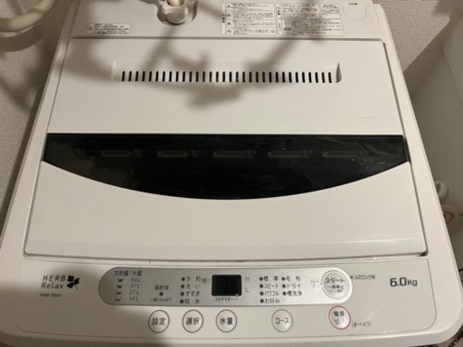 洗濯機 2014年製 6.0kg