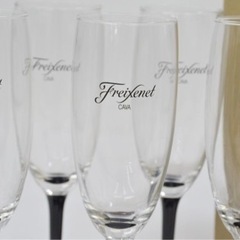 　値下げ　新品未使用品　royal leerdam Freixenet シャンパングラス 6脚セットの画像