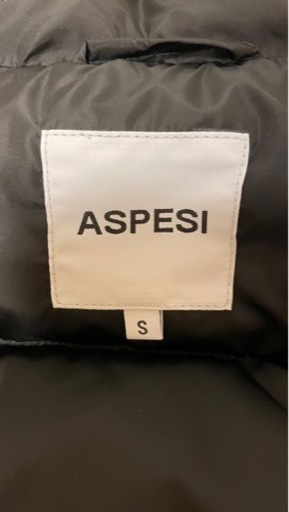 アスペジ　ダウンベスト　S 未使用品　値下げ
