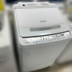 J3049 良品 高年式 日立 HITACHI BW-V80F 8kg洗濯機 ビートウォッシュ 2020年製 動作確認 クリーニング済み　【リユースのサカイ柏店】流山市 中古洗濯機 松戸市 中古洗濯機 我孫子市 中古洗濯機 船橋市 中古洗濯機 守谷市 中古洗濯機 取手市 中古洗濯機