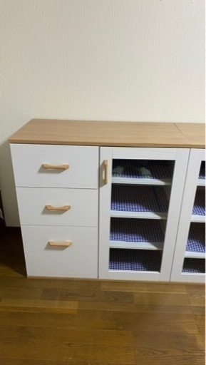 【決まりました\n】美品！！ナフコの家具 キッチンキャビネット  4種類