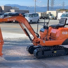 日立　ミニユンボ　EX08　 油圧ショベル　軽油　749時間　操...