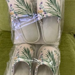 【新品】お洒落スリッパ　２脚セットの画像