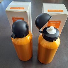 アルミジョグボトル　500ml　ゴールド2本セットの画像