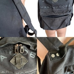 マークバイジェイコブス　Marc Jacobs コットンレザー　リュック　レディースの画像