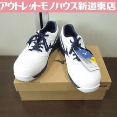 新品 ミズノ 安全靴 28.0cm EEE 白 F1GA2100...