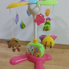 赤ちゃん　メリー　ベッド取付可能