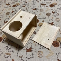 ペット用ウッドハウス(美品)の画像