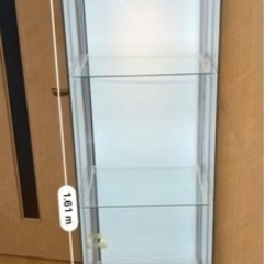 IKEA ガラスケース　キャビネット　フィギュアケースの画像