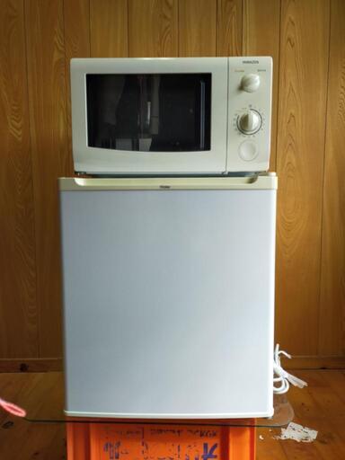 YAMAZEN電子レンジ　\u0026　ハイアール小型冷蔵庫　セット販売です。
