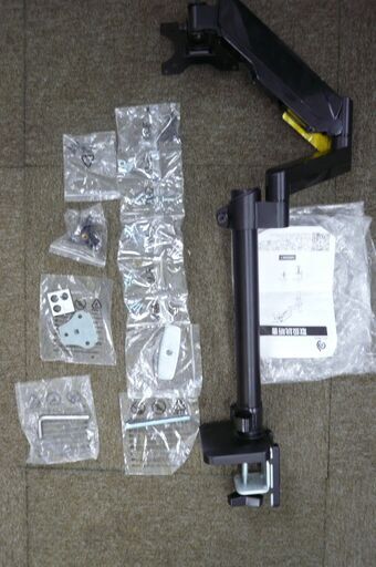 ◆お引取り限定/三重県/値引不可◆中古　訳アリ　付属有無不明　組み立て途中品　HUANUO モニターアーム ディスプレイアーム HNSSK1 　（J-1）