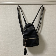 リュック　ブラック