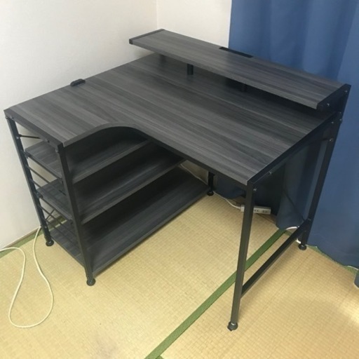 PCデスク　ワークデスク　L字