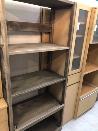 取りに来れる方限定！桧スライドキッチンラックです！