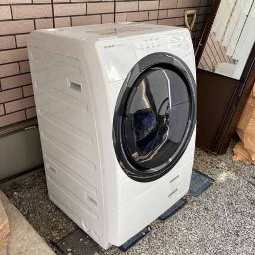 SHARP ドラム式洗濯乾燥機 ドラム洗濯機 プラズマクラスター ES-S7G
