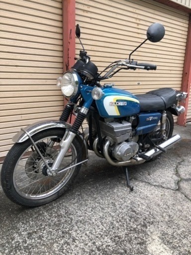 スズキGT380 サンパチ逆車書類付レストアベース車 (エヌスタイル