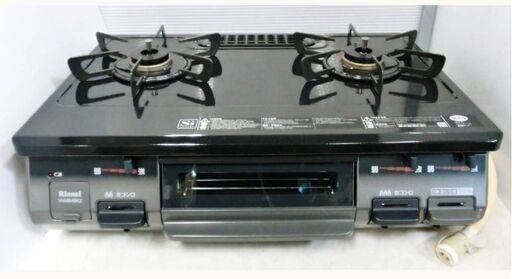 Rinnai　ガステーブル　都市ガス用　VHM64BK2R　グリルきれい　2018年製　ガスコンロ　国内有名メーカー　リンナイ