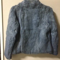新品！ラビット毛皮のショートコートの画像