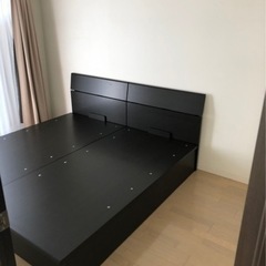 【跳ね上げ式フランスベッド】シングル×2個の画像