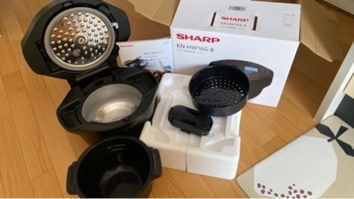 SHARP ヘルシオホットクック　KN-HW16G-B