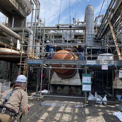 年齢不問♪未経験歓迎◎　プラント工事での簡単な足場作業員♪の画像