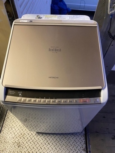 北九州市内配送無料　保証付き　BW-DV80C 縦型洗濯乾燥機 ビートウォッシュ シャンパン [洗濯8.0kg /乾燥4.5kg /ヒーター乾燥(水冷・除湿タイプ) /上開き]