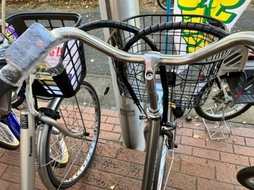 1/20値下げいたしました！⭐️未使用品⭐️ カイホウジャパン 26インチ 電動アシスト折畳自転車 シルバー No.1200 