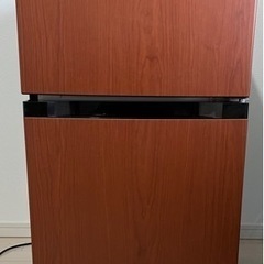 ウッドデザイン冷蔵庫・冷凍庫　新品同様　水戸市
